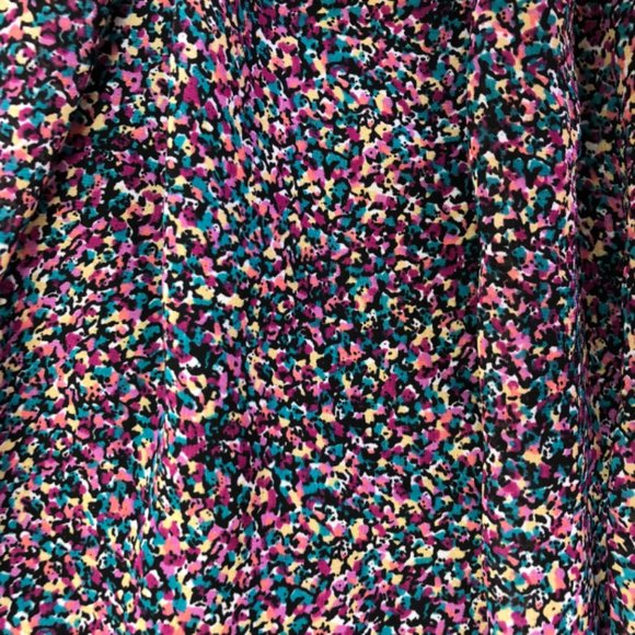 Multicolor Spaghetti Strap Babydoll Top Size 5 - Picture 4 of 6